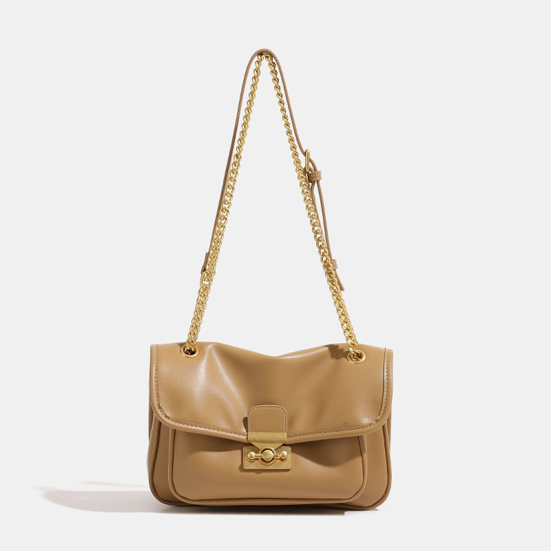 Retro texture Wandering Bag Female Advanced Pavilion Platform Fashion Chain Melody Melody